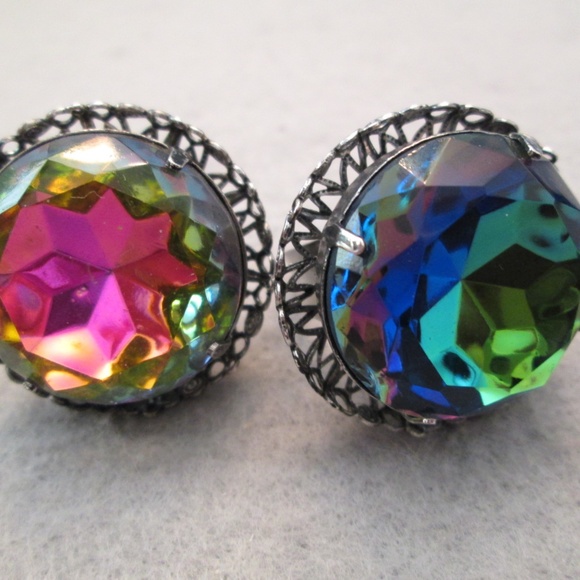 Beautifully Outrageous Vintage 60's PRISM Ring>Adjustable,Statement Ring - Picture 4 of 4